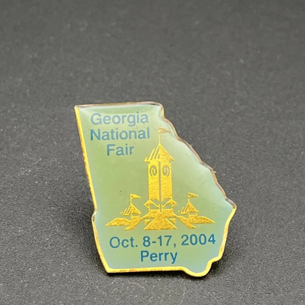 2004 Georgia National Fair‎ Perry Georgia Lapel Hat Pin